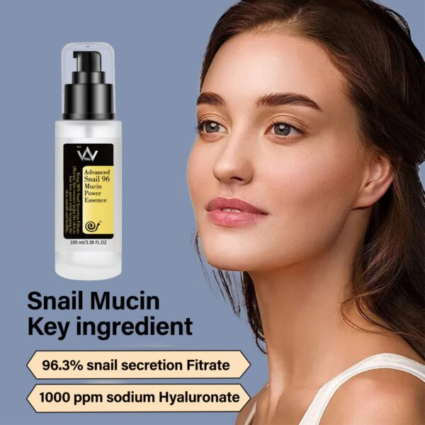 Vital-V Snail Mucin 96% Power Repairing Essence 3.38 fl.oz 100ml, Hydrating Serum for Face with Snail Secretion Filtrate for Dull Skin & Fine Lines, Korean Skin Care - Image 2
