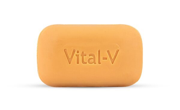 VITAL V Kojic &Turmeric Soap Bar (100g bar) 2-Packs For Face & Body – Natural Soap Bar with Turmeric Oil, Coconut Oil & Sandalwood Extract for Smooth Skin, Deep Cleansing & Moisturizing Soap - Image 3